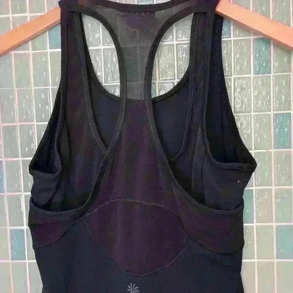 Athleta Active Gym Yoga Racer back Tank Top Black - Picture 4 of 13